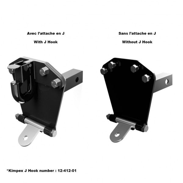 Attache traineau double