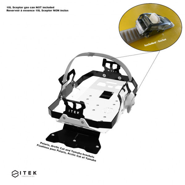 Axys et Pro-ride - Support de réservoir à essence