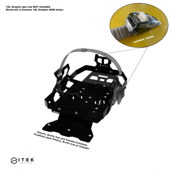 Arctic Cat et Yamaha - Support de réservoir à essence