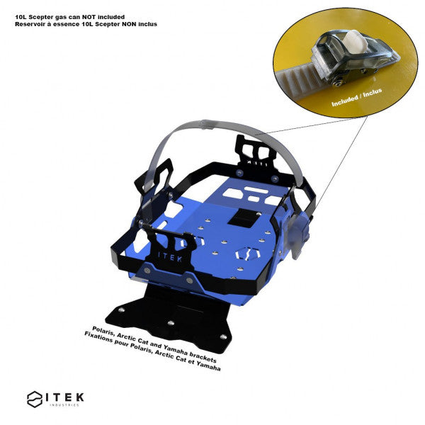 Arctic Cat et Yamaha - Support de réservoir à essence