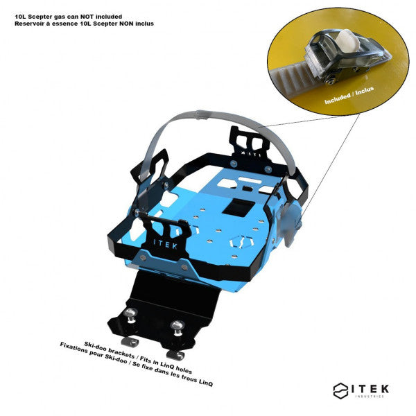 Ski-doo - Support de réservoir à essence