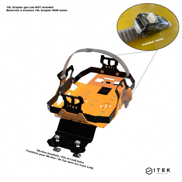 Ski-doo - Support de réservoir à essence