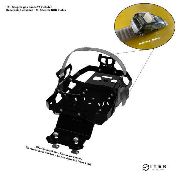 Ski-doo - Support de réservoir à essence