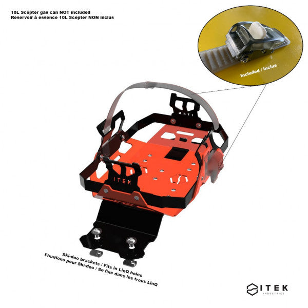 Ski-doo - Support de réservoir à essence