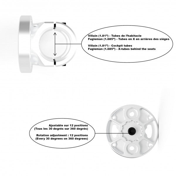 Segway - Support de réservoir à essence pour Rotopax