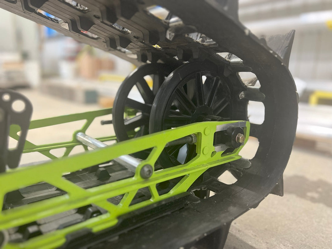 Ensemble grandes roues en plastique/caoutchouc