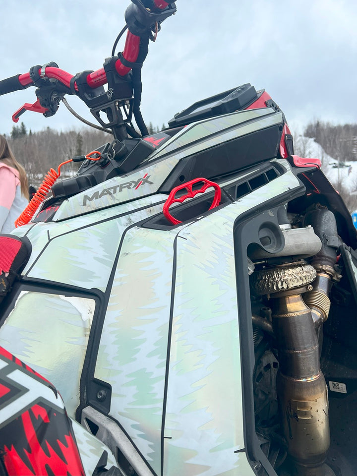 Poignée en aluminium