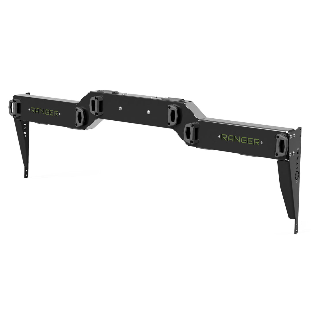 Rendu 3D de l’adaptateur LinQ de cabine Itek pour Polaris Ranger 1000 en couleur sage green