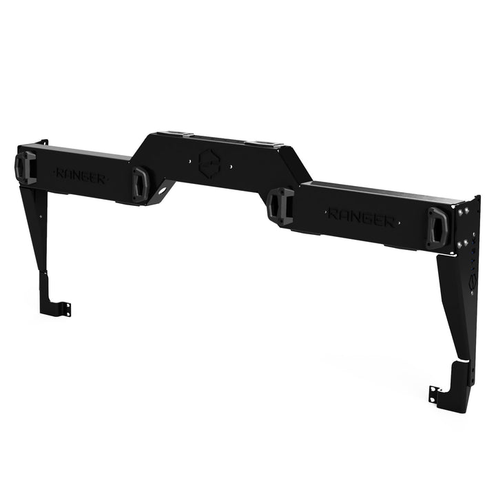 Rendu 3D de l’adaptateur LinQ de cabine Itek pour Polaris Ranger 570 Midsize en couleur noir