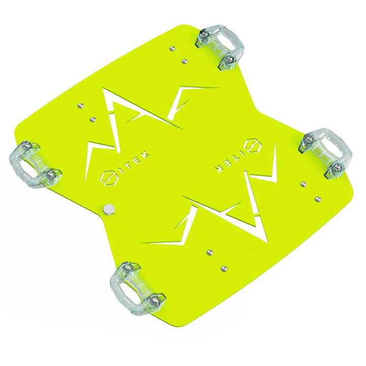 Adaptateur Milwaukee Packout vers Ski-Doo LinQ double en aluminium pour motoneige vert moyen