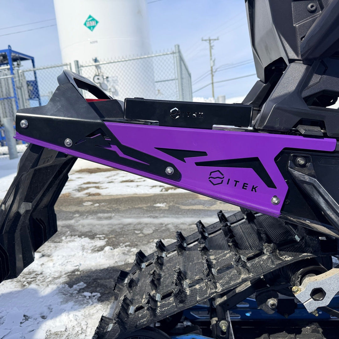 Aluminum rear bumper for Polaris Matryx 137 snowmobile