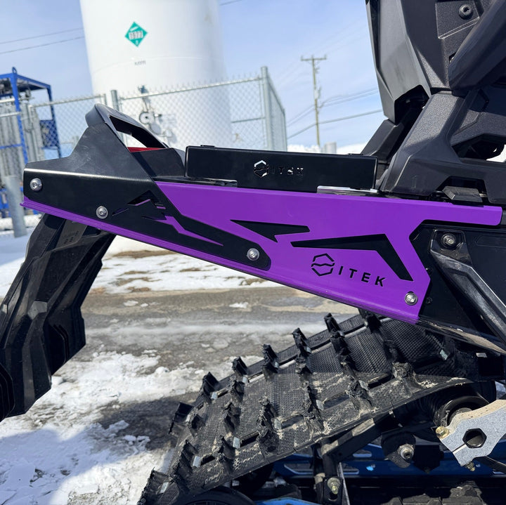 Aluminum rear bumper for Polaris Matryx 137 snowmobile