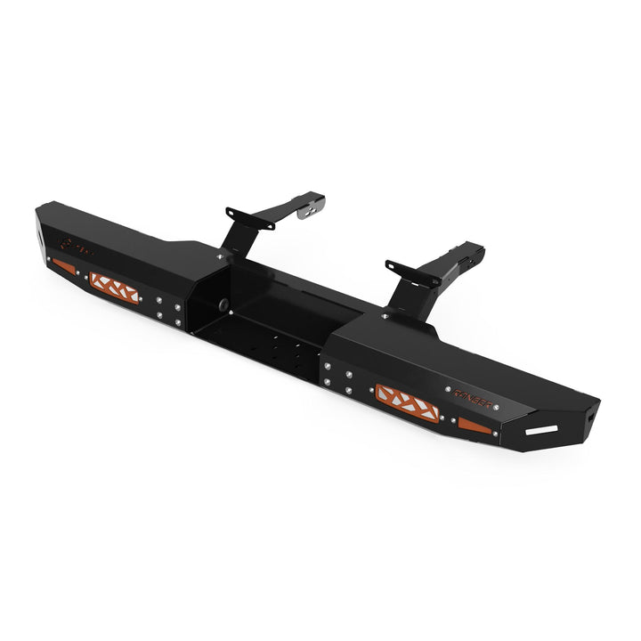 Vue 3D du pare-chocs arrière pour Polaris Ranger en couleur rover rust