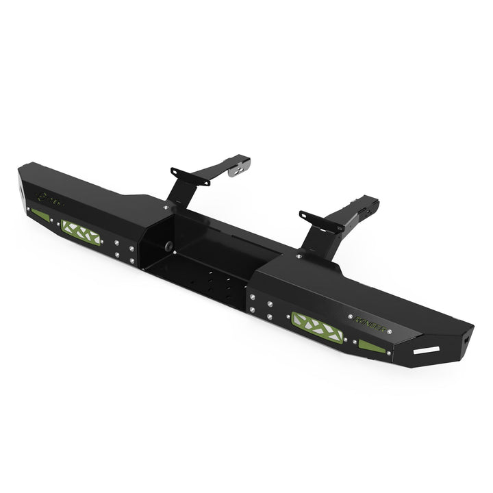 Vue 3D du pare-chocs arrière pour Polaris Ranger en couleur sage green