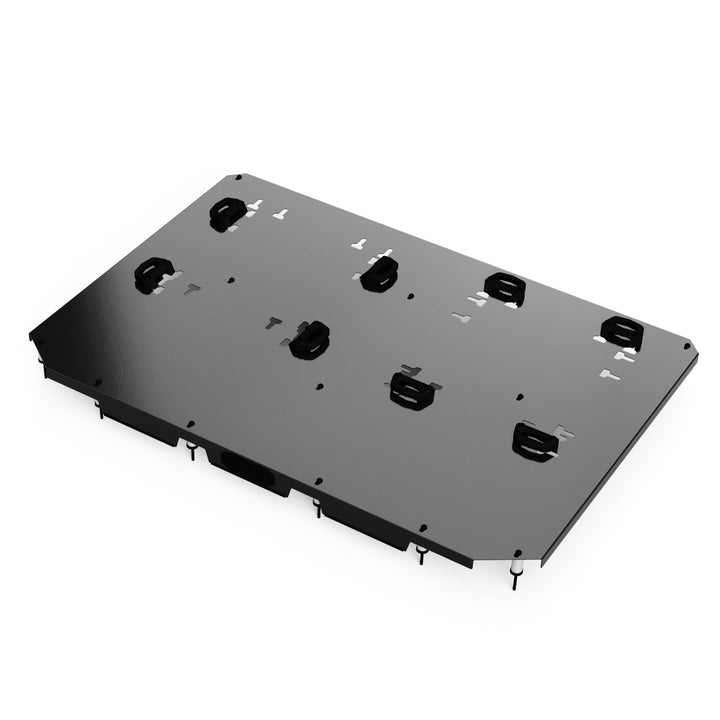 Rendu 3D de l’adaptateur LinQ de fond de boîte Itek pour Polaris Ranger 570 Midsize.