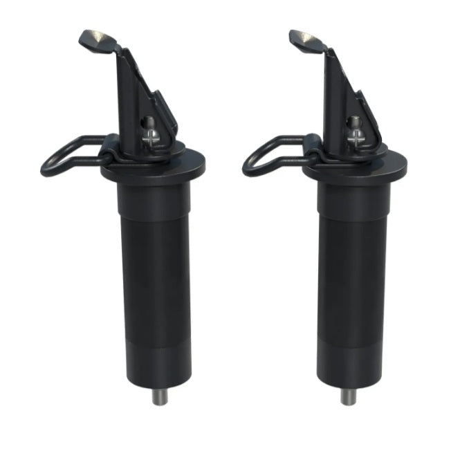 Anneaux en D Lock & Ride pour Polaris Ranger et General installés dans la boîte de chargement